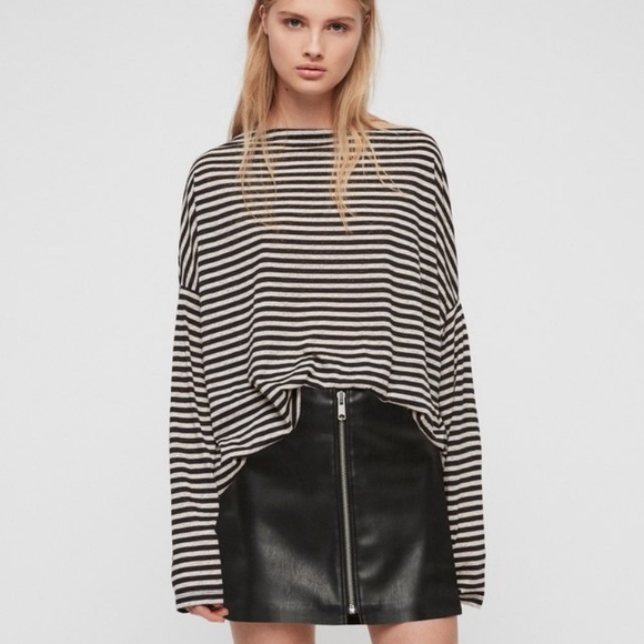 All Saints Tops - All Saints Rita Long-Sleeve Tee